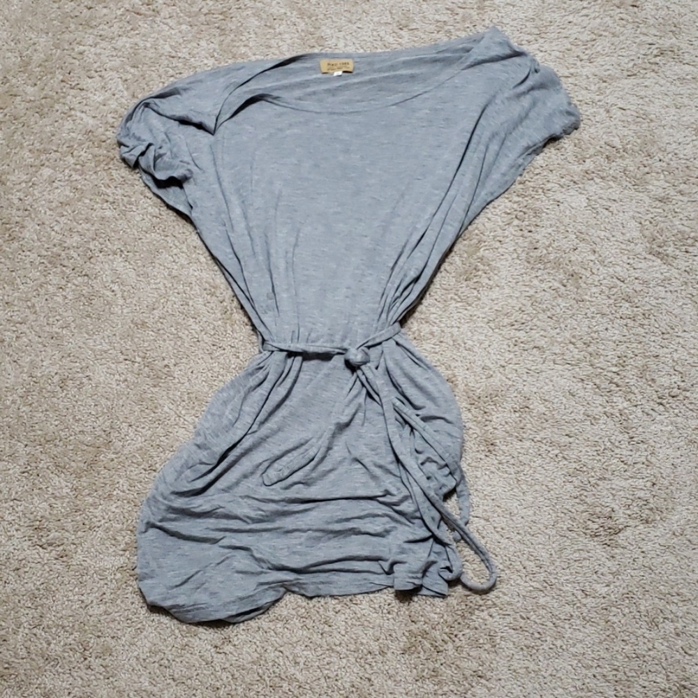 Piko Sleeveless Gray Short Dress SZ Small
